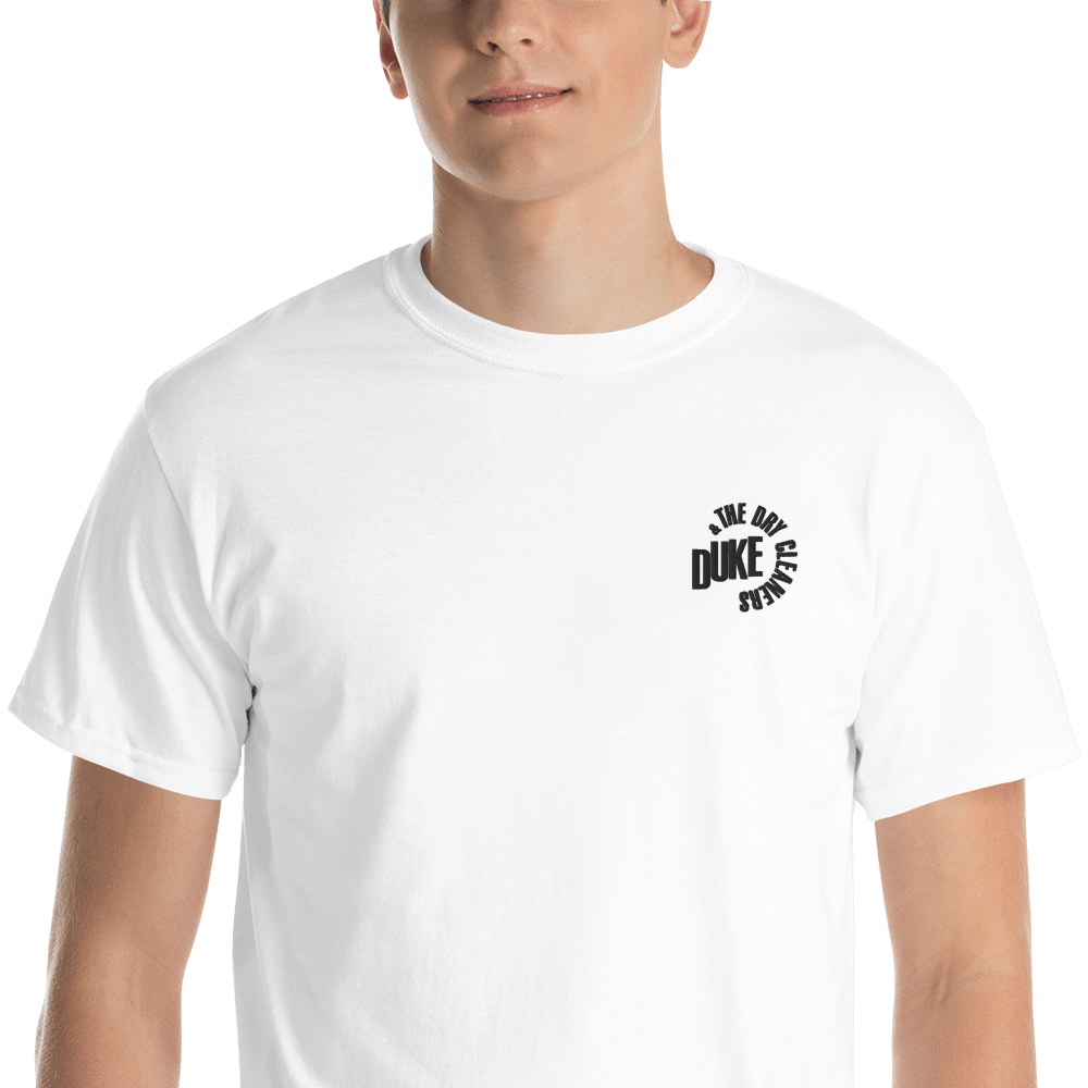 Image of Duke & The Dry Cleaners Short Sleeve T-Shirt Embroidered Logo