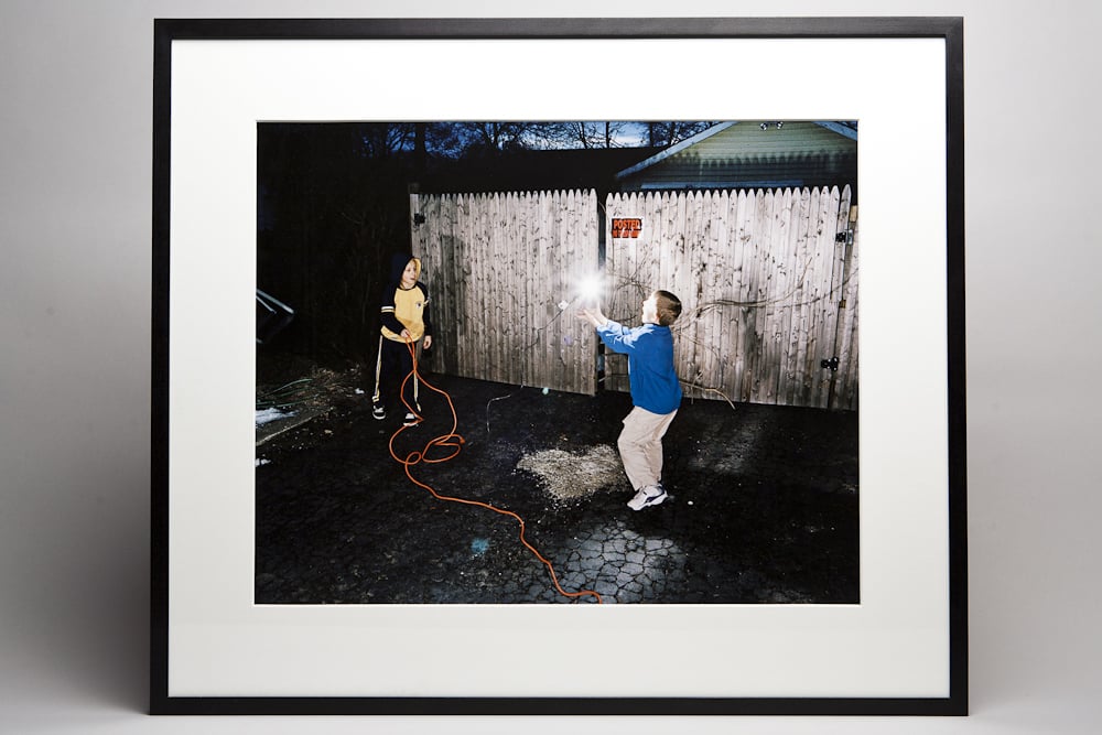 Bradley Peters, <i>Untitled (Boys playing with lightbulb)</i>, 2010
