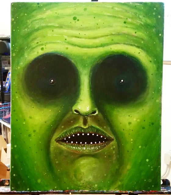 Image of BIG FACE (ORIGINAL PAINTING)