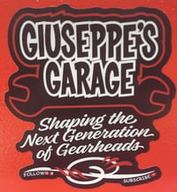 Giuseppe's Garage Wrench Logo Sticker