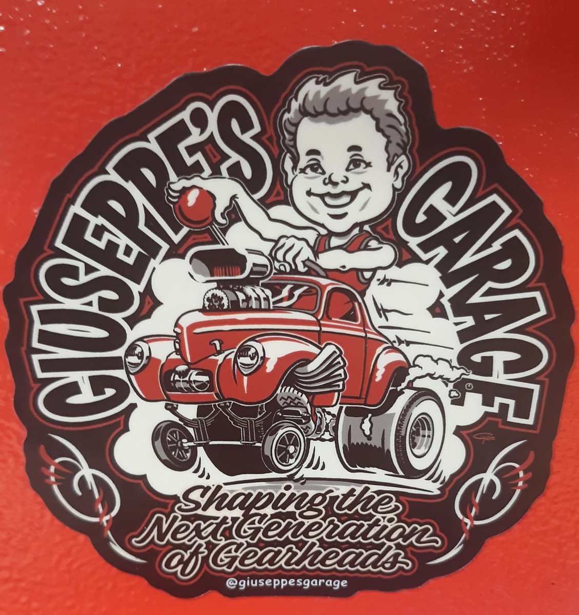 Giuseppe's Garage Gasser Logo Sticker | giuseppesgarage