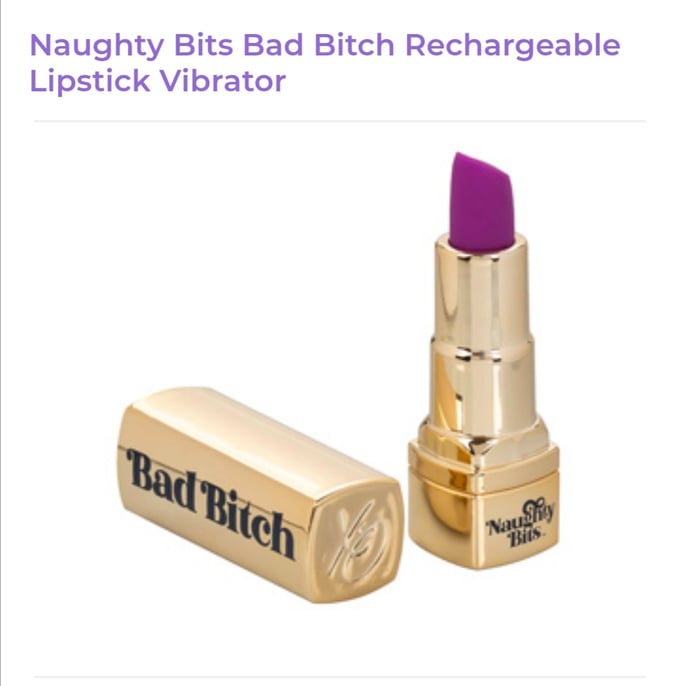 Image of Bad Bitch Rechargeable Lipstick Vibrator