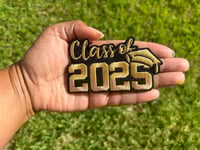 Image 1 of Class Of 2025 Hat Patch / Custom Colors