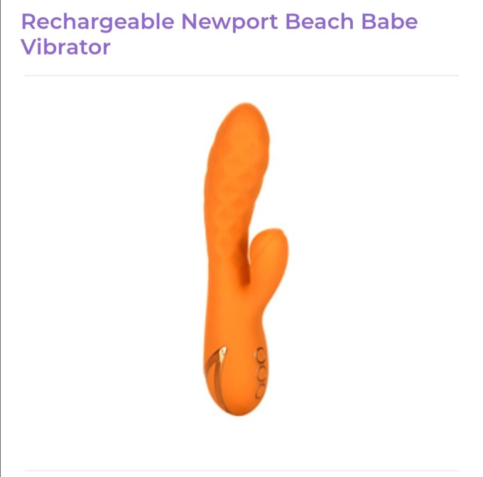 Image of Rechargeable Newport Beach Babe Vibrator