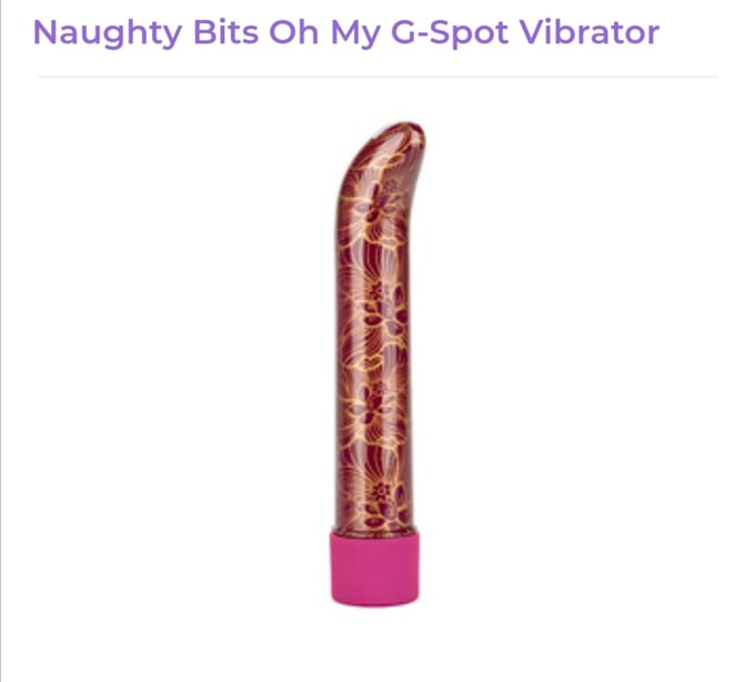 Image of Naughty Bits Oh My G-Spot Vibrator