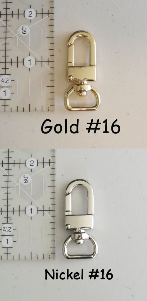 Image of Top Handle or Hobo-style Leather Strap - Choose Color & Finish - 20" Length, 1/2" Wide, #16 Hooks