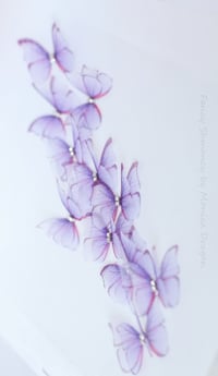 Image 4 of   Purple double layers butterfly set (11 pieces)