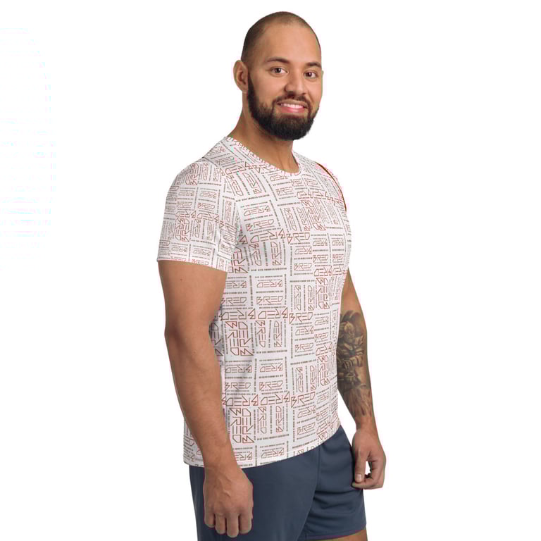 RED WAVE BRED Athletic T-shirt Image 2