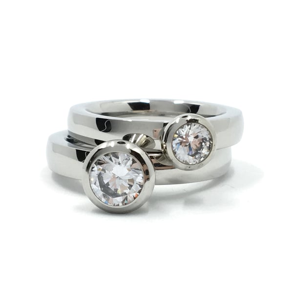 Image of Steckring SOLITAIRE silber