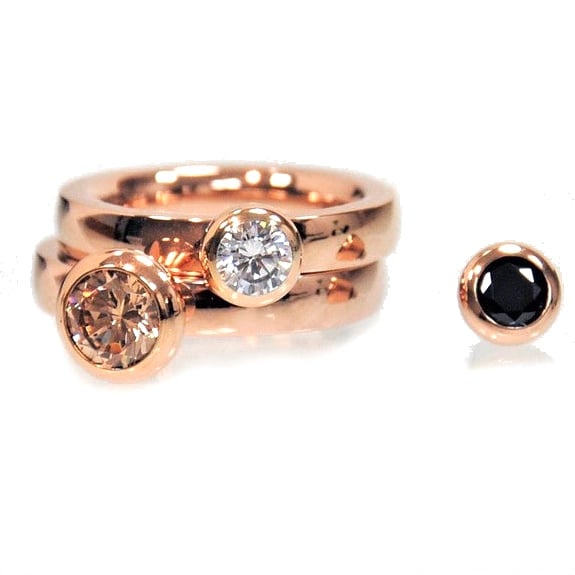 Image of Steckring SOLITAIRE ROSE