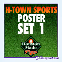 Image 1 of H-Town Sports Poster Set 1