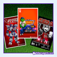 Image 2 of H-Town Sports Poster Set 1