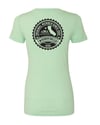 Ladies Wrongkind Stamp T-Shirt (Mint w/ Black) 