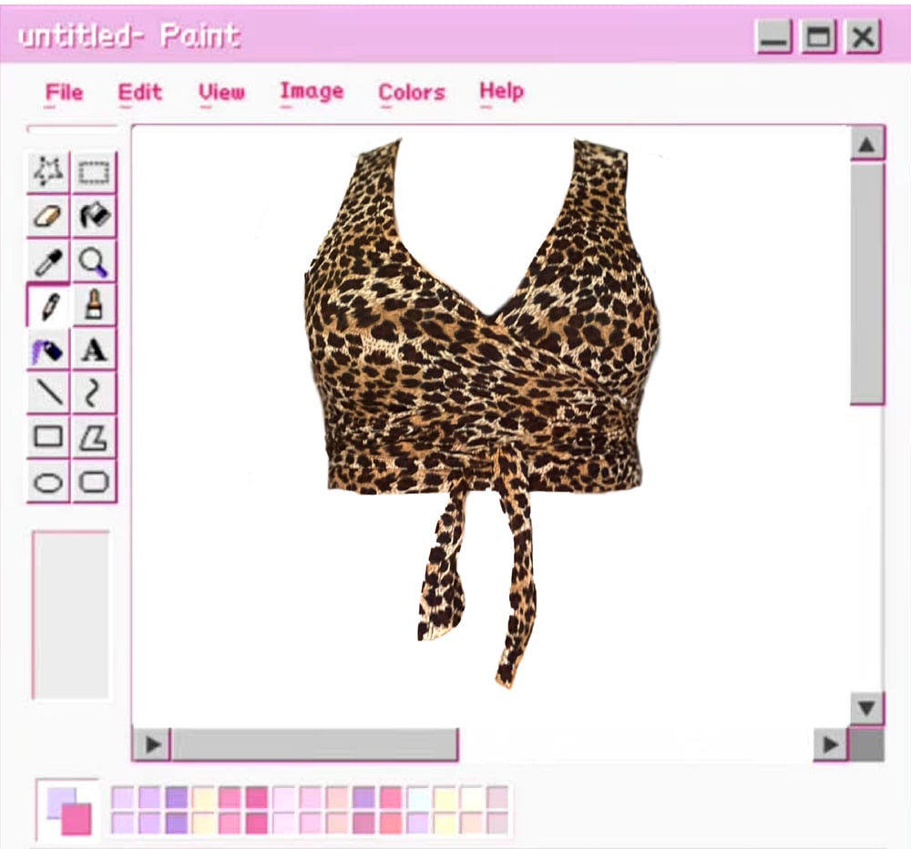 Image of Front Wrap Leopard Tank 