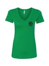 Ladies Wrongkind Stamp T-Shirt (Green w/ Black)