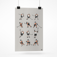 Image 1 of Hockey Guys Art Print