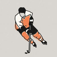 Image 3 of Hockey Guys Art Print