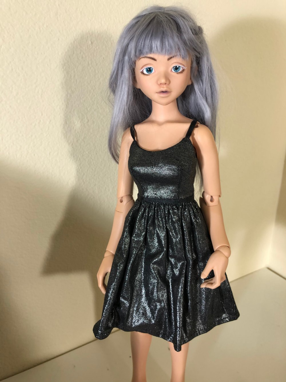 Black Sparkle Party Dress: Unoa