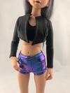 Oilslick Shorts: Minifee Unoa Dollshe Fashion