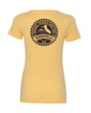 Ladies Wrongkind Stamp T-Shirt (Yellow w/ Black)