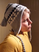 Image of Knitted Ear Flap Beanie 