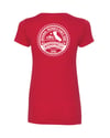 Ladies Wrongkind Stamp T-Shirt (Red w/ White)