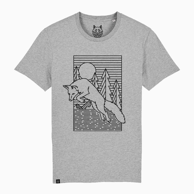 Jumping Fox T-Shirt Organic Cotton