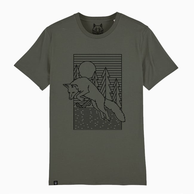 Jumping Fox T-Shirt Organic Cotton