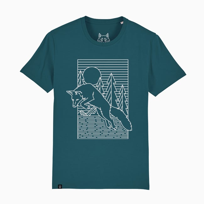 Jumping Fox T-Shirt Organic Cotton