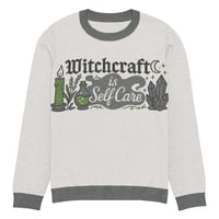 Image 3 of Witchcraft is Self Care Classic Fit Knitted Crew Neck Sweater