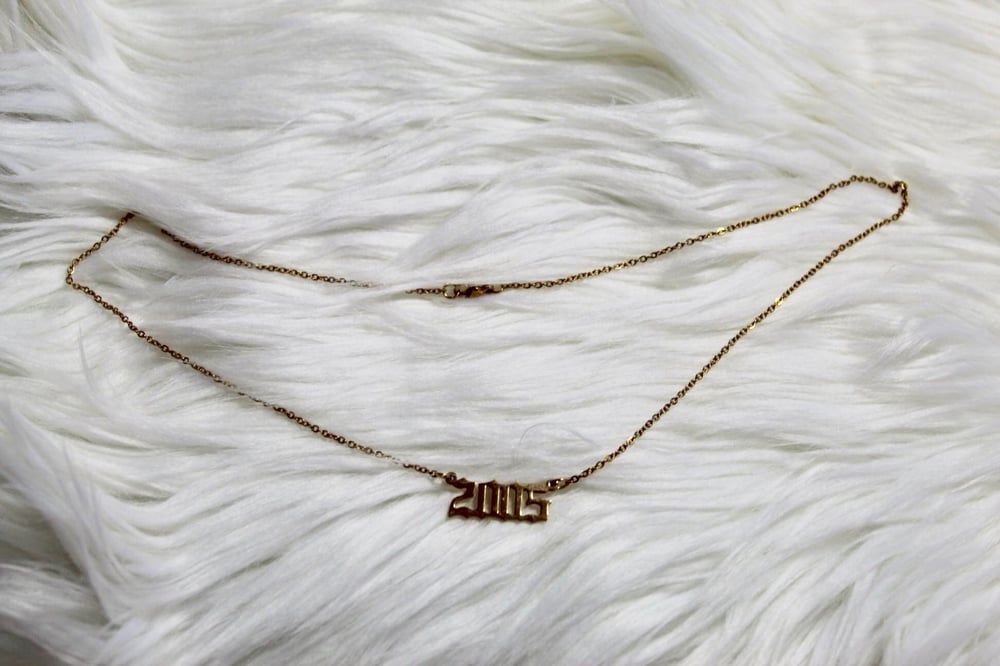 Image of Birth Year Necklace