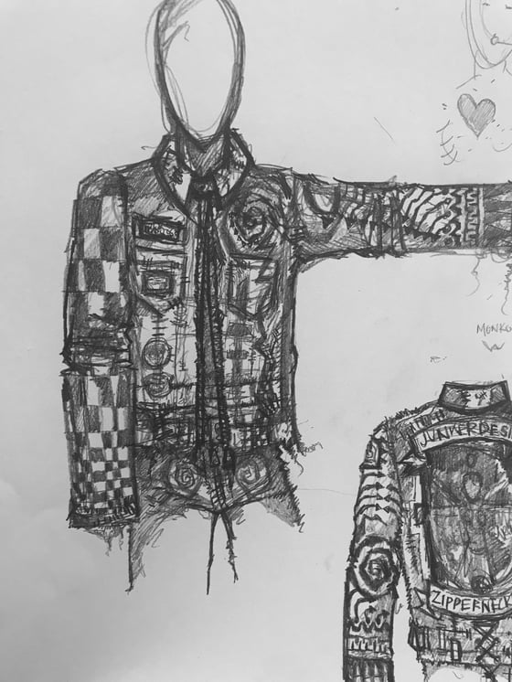Image of Destroyed Denim Jacket 