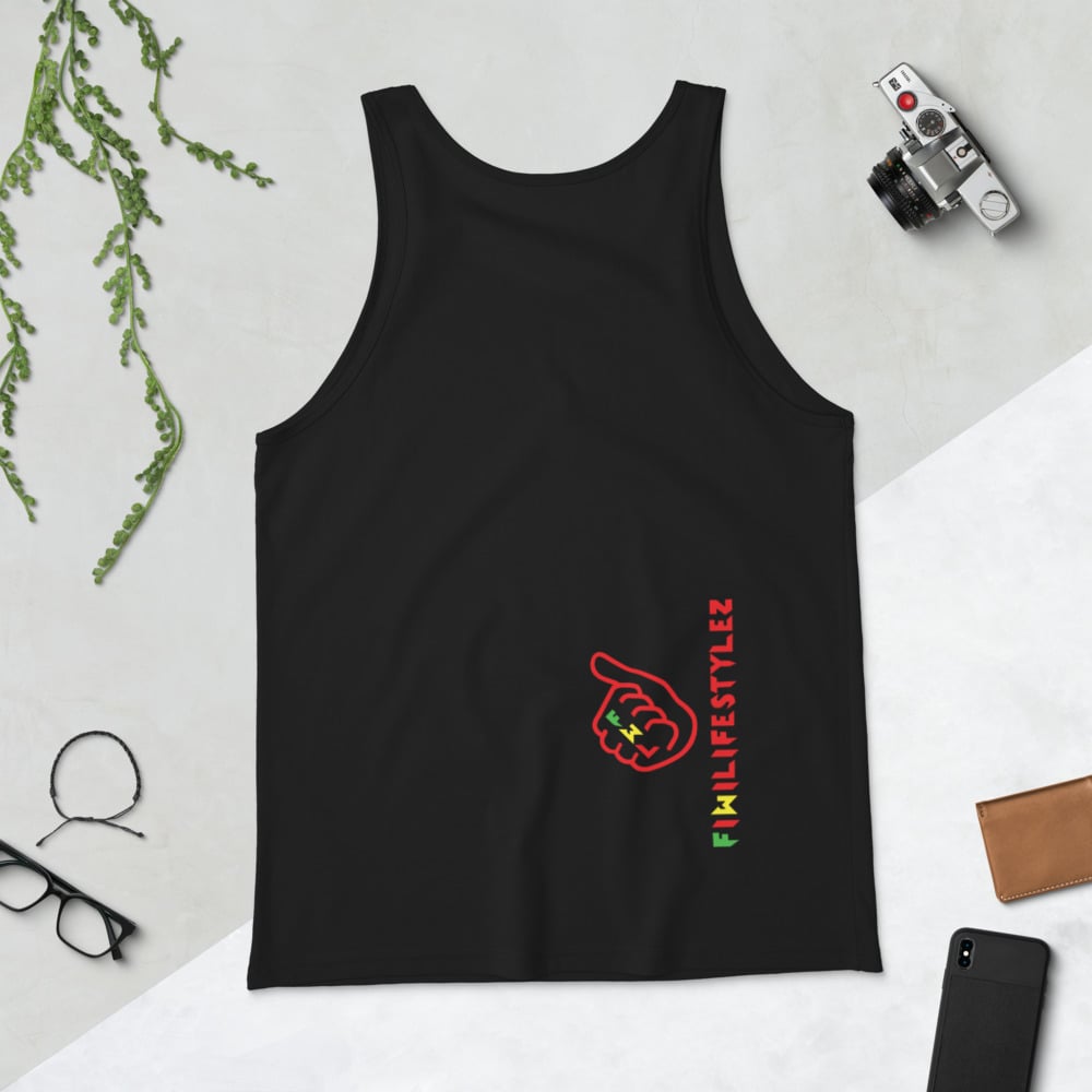 Image of FiWiLifestylez icon Unisex Tank Top