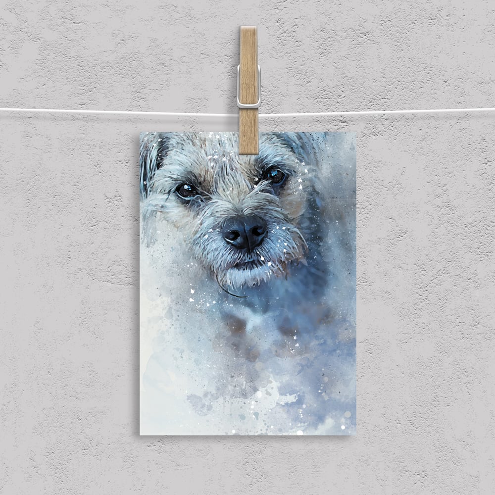 Image of Border Terrier I Greeting Card