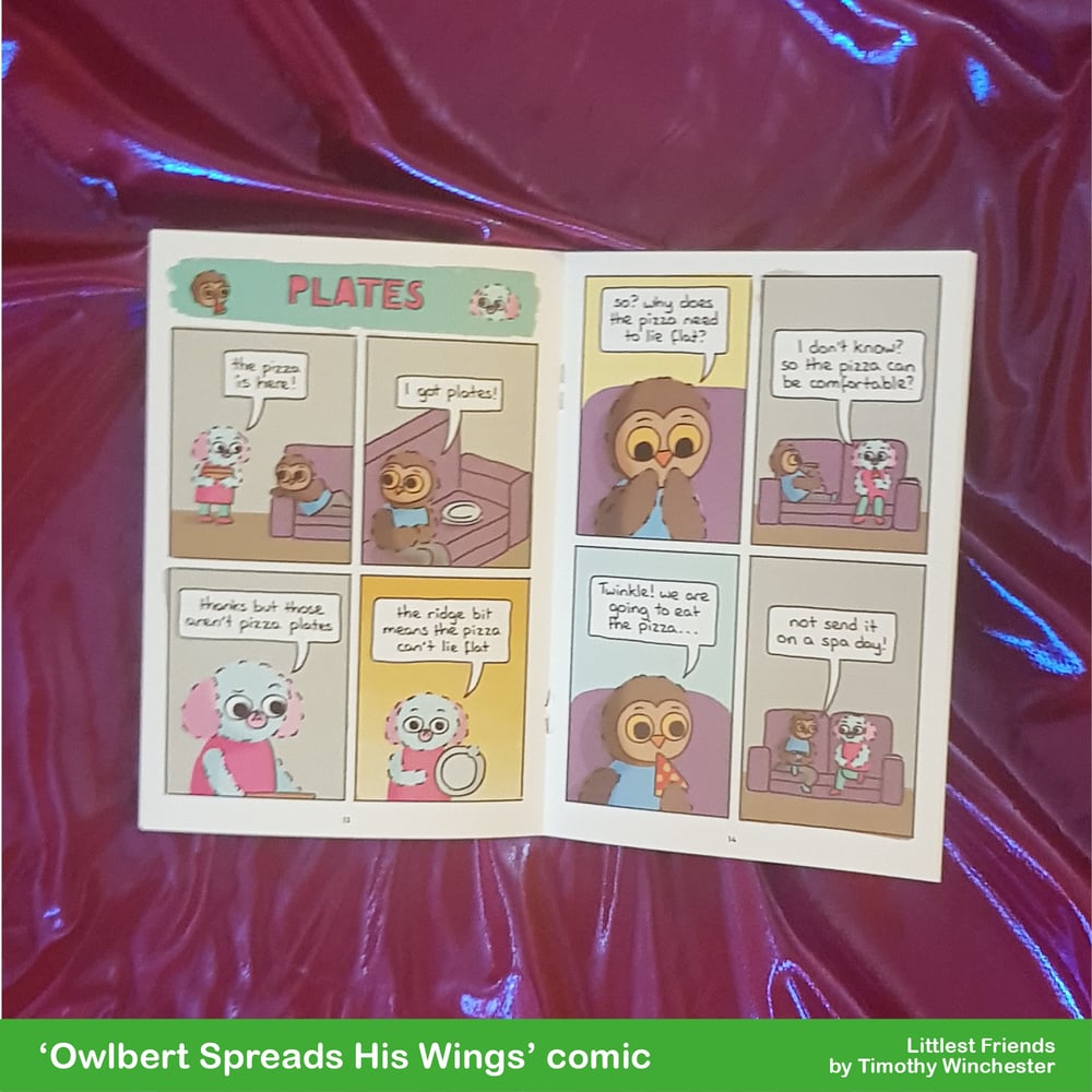 'Owlbert Spreads His Wings' - A5 comic