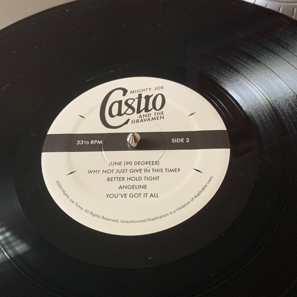 Image of "Come On Angels" 12" vinyl / Mighty Joe Castro and the Gravamen 