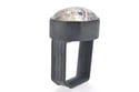 A monolith ring in sterling silver with a Quartz with  Lodolite quartz. Chris Boland Jewellery