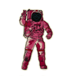 Pink Astronaut Sticker