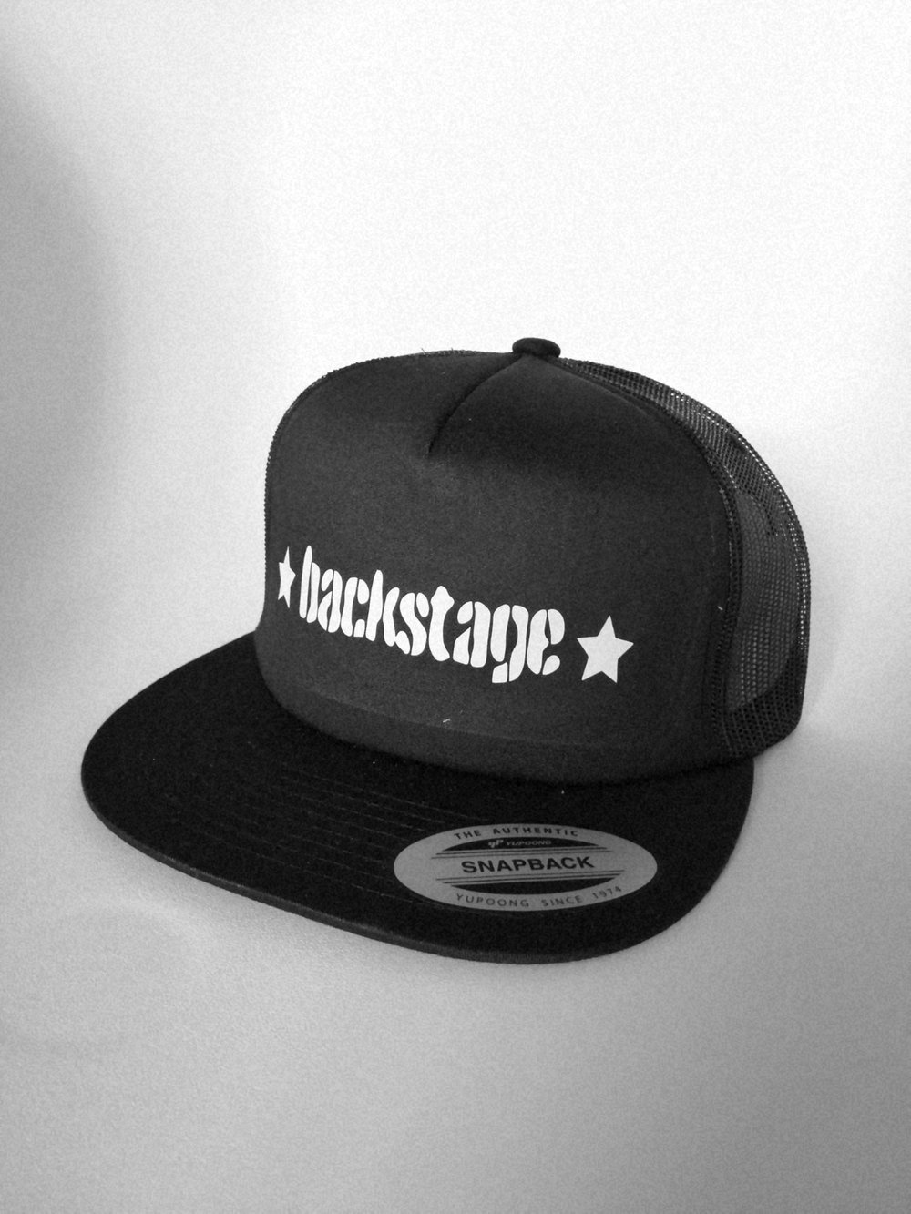 BACKSTAGE Logo Trucker Hat