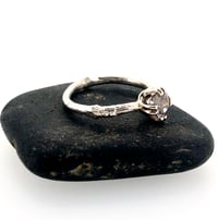 Image 3 of Portuguese cut blush tourmaline engagement ring