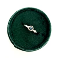 Image 1 of Fair trade sapphire engagement ring . 14k gold
