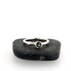 Fair trade sapphire engagement ring . 14k gold