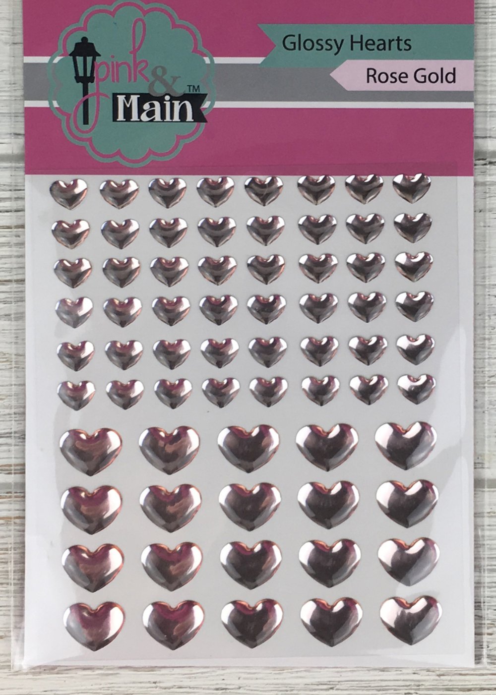 Image of Pink & Main Glossy Dots & Hearts