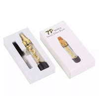 Mini Twisty Glass Blunt Dry Herb Smoking Pipe