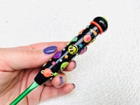 Image 1 of Made to Order 90's Neon Galaxy SLIM Crochet Hook