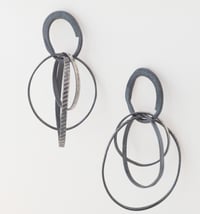 Image 4 of Multi Hoops Earring