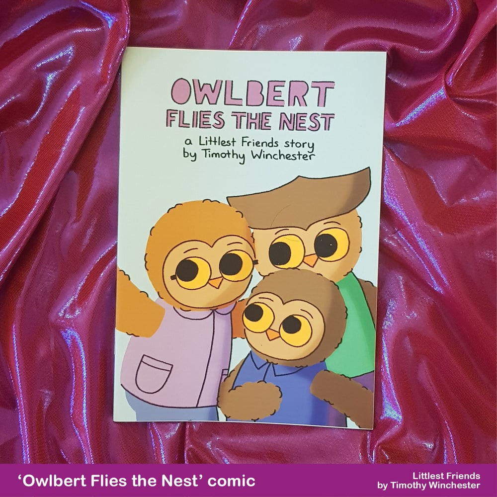 The Owlbert Adventures - set of three A5 comics