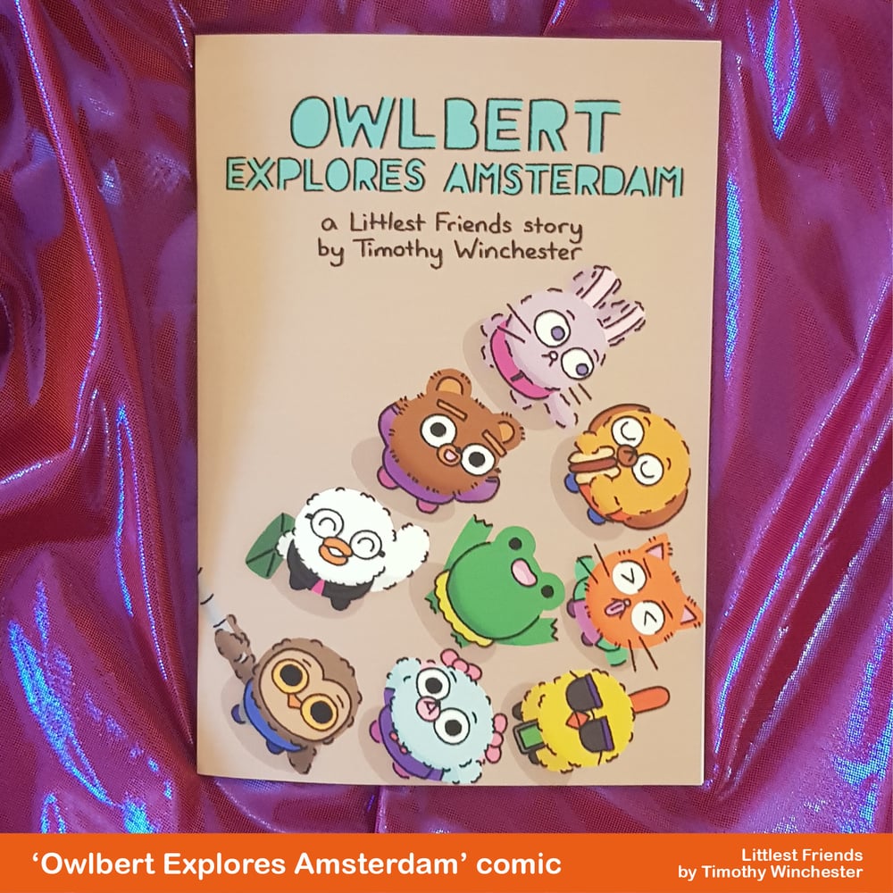 The Owlbert Adventures - set of three A5 comics