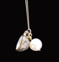 Image 1 of pearl and cup necklace