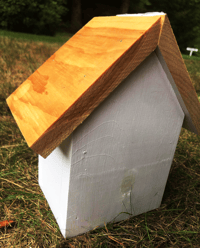 Image 3 of Blue Birdhouse